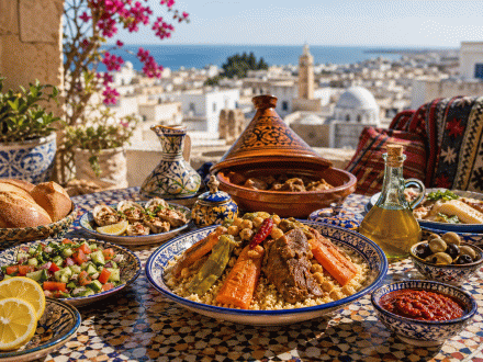 Taste of Tunisia AI Image