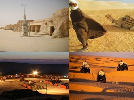 Tunisian desert, Matmata and Sahara camp