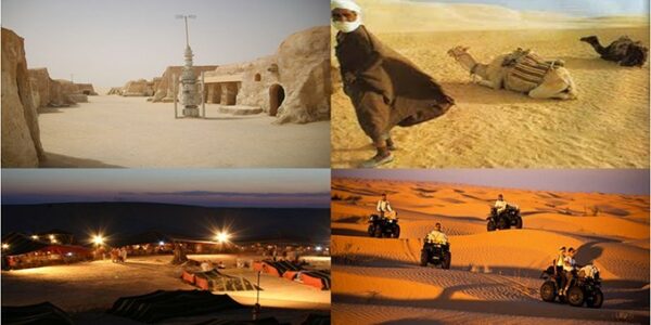 Tunisian desert, Matmata and Sahara camp