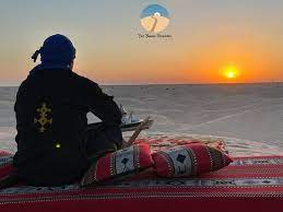 Sahara sunset during a southern Tunisia tour